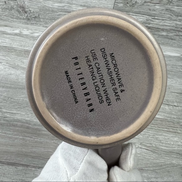 Pottery Barn Lavender Gray Coffee Mug - Picture 5 of 6